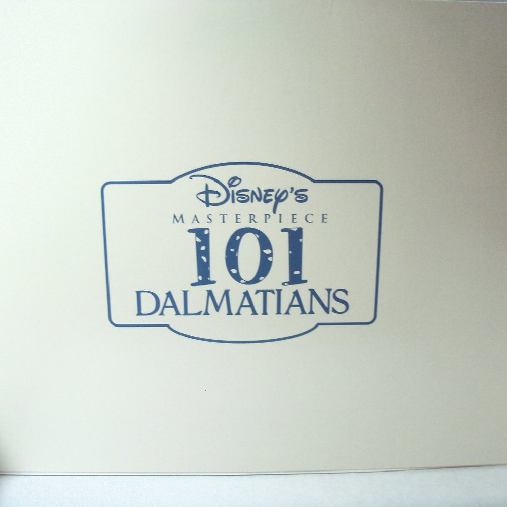 Disney Masterpiece Lithograph 101 Dalmatians 1990 s Print w/Cruella.
